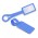 Silicone Luggage Tag - LIGHT BLUE