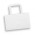 Small Flat Handle Paper Bag Landscape - Black