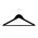 Wooden Hanger - Black/Silver