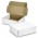 Die Cut Box with Locking Lid - 502x295x150mm - White/Natural