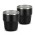 Frontier Stackable Cups - Set of 2 - Black