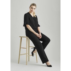 Womens Comfort Wool Stretch Adjustable Waist Pant - 14015