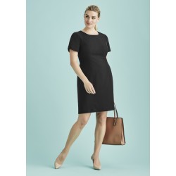 Womens Cool Stretch Short Sleeve Shift Dress - 30112
