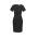Womens Comfort Wool Stretch Short Sleeve Shift Dress - 34012 - Black
