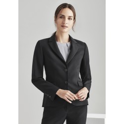 Womens Comfort Wool Stretch 2 Button Mid Length Jacket - 64019