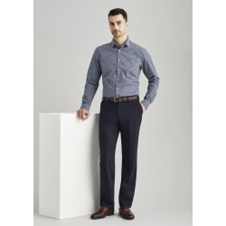 Mens Comfort Wool Stretch Flat Front Pant - 74012