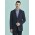 Mens Cool Stretch 2 Button Classic Jacket - 80111 - Navy