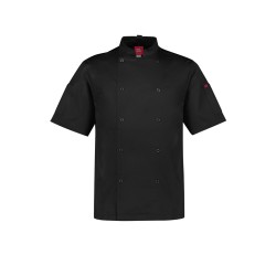 Mens Zest Short Sleeve Chef Jacket - CH232MS
