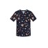 Womens Printed Space Party Scrub Top - CST148LS