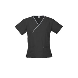 Womens Contrast Scrub Top - H10722