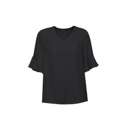 Womens Aria Fluted Sleeve Blouse - RB966LS