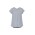Womens Kayla V-Neck Pleat Blouse - RB967LS - Silver