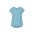 Womens Kayla V-Neck Pleat Blouse - RB967LS - Aqua