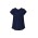 Womens Kayla V-Neck Pleat Blouse - RB967LS - Navy