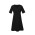 Womens Siena Extended Short Sleeve Dress - RD974L - Black