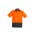 Unisex Hi Vis Basic Short Sleeve Polo - ZH231 - Orange/Charcoal