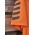 Moisture wicking properties - 144 Filament supreme microfibre polyester - Orange/Navy