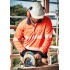 Unisex Hi Vis Segmented Tape Long Sleeve Polo-ZH530