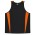 EUREKA MENS SINGLETS - 1104 - Black/Orange