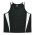 EUREKA MENS SINGLETS - 1104 - Black/White