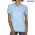 72800L Gildan DryBlend Ladies Double Pique Sport Shirt - LIGHT BLUE
