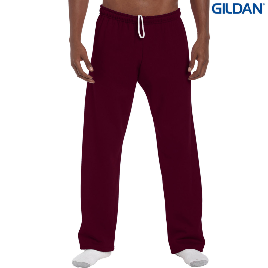 18400 Gildan Heavy Blend Adult Open Bottom Sweatpants