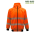 R503X Work-Guard Recycled Hi Vis Day/Night Zipped Hoodie - SAFETY ORANGE