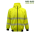 R503X Work-Guard Recycled Hi Vis Day/Night Zipped Hoodie - SAFETY YELLOW